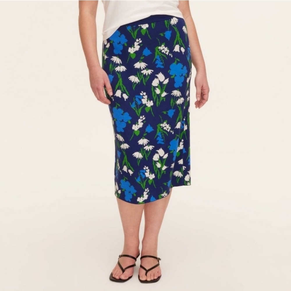 NWOT Kate Spade Knit Floral Skirt